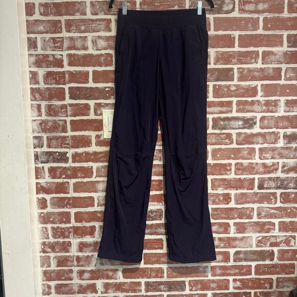 Lululemon Run: Womens Dog Runner Pant W5721S Navy Blue EUC Size 4 - Picture 2 of 9